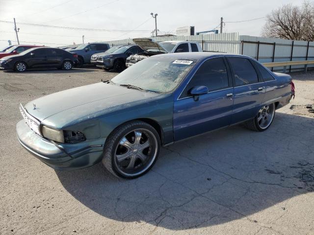 CHEVROLET CAPRICE 1991 blue  gas 1G1BL53E9MW205686 photo #1