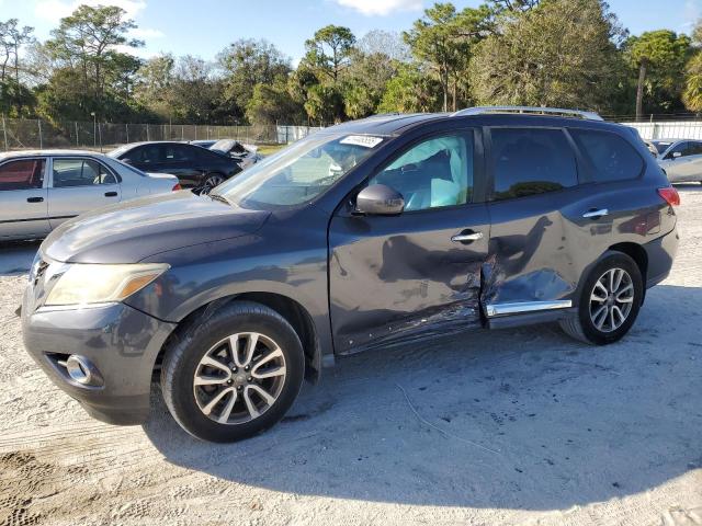 NISSAN PATHFINDER 2013 gray  gas 5N1AR2MN2DC647155 photo #1