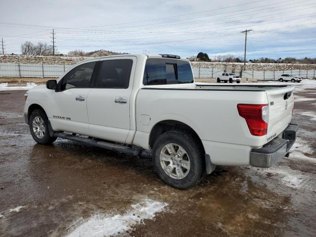 NISSAN TITAN S 2018 white  gas 1N6AA1EJ7JN527401 photo #3