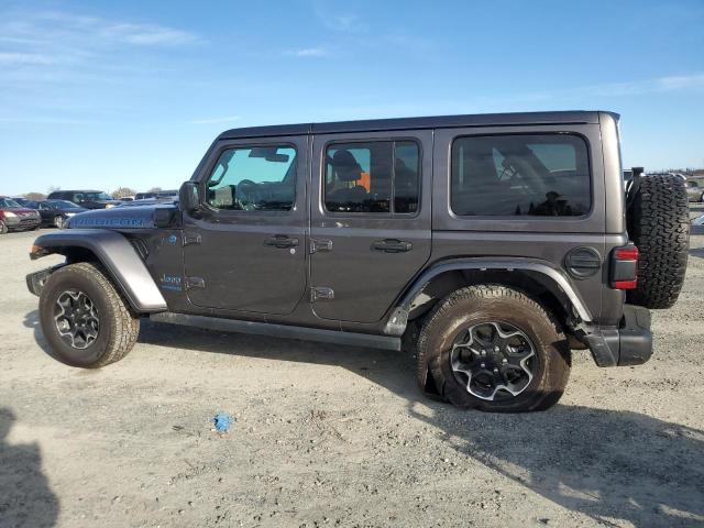 JEEP WRANGLER U 2021 gray  hybrid engine 1C4JJXR68MW633236 photo #3