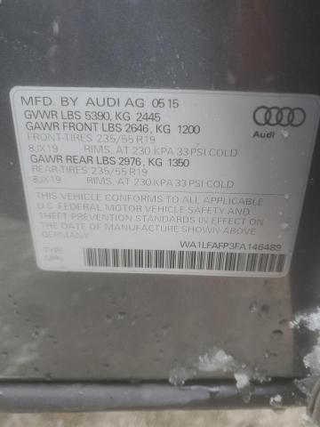 2015 AUDI Q5 PREMIUM - WA1LFAFP3FA146489