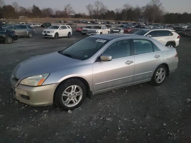 HONDA ACCORD EX 2007 silver sedan 4d gas 1HGCM56867A138806 photo #1