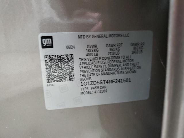 2024 CHEVROLET MALIBU LT - 1G1ZD5ST4RF241501