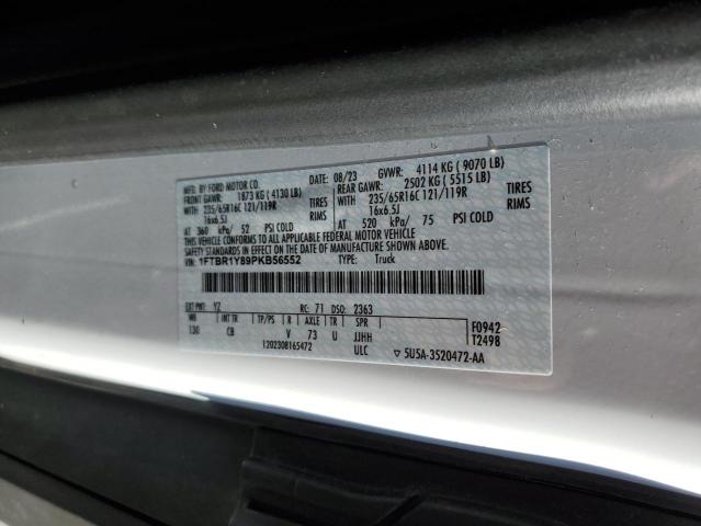 2023 FORD TRANSIT T- 1FTBR1Y89PKB56552