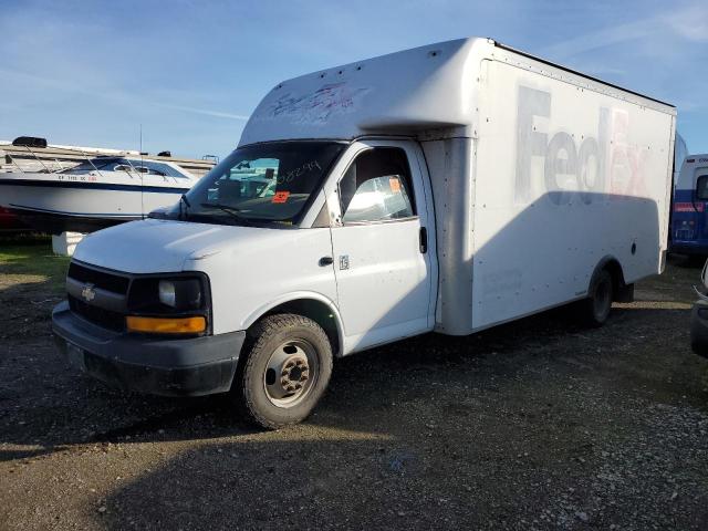 CHEVROLET EXPRESS G3 2017 white cutaway flexible fuel 1GB3GTCG9H1126578 photo #1