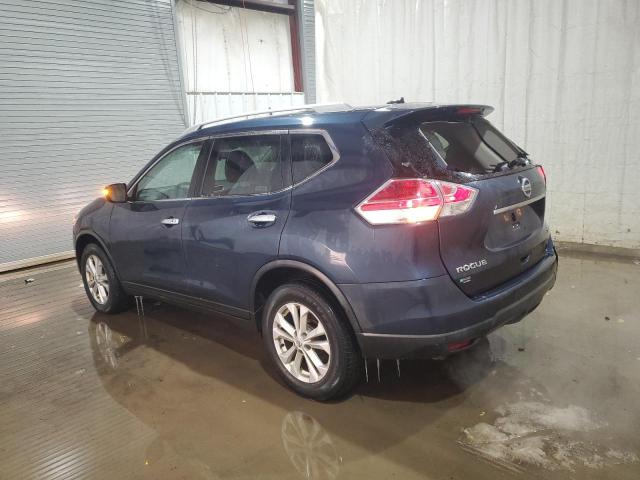 NISSAN ROGUE S 2016 blue  gas KNMAT2MV5GP710185 photo #3