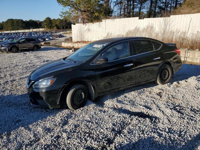 NISSAN SENTRA S 2017 black  gas 3N1AB7AP5HY295605 photo #1