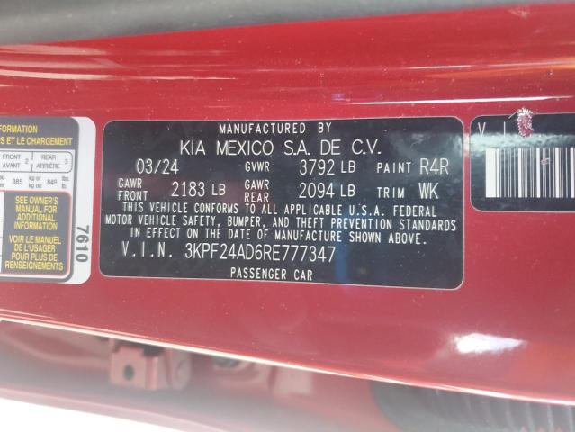 2024 KIA FORTE LX - 3KPF24AD6RE777347