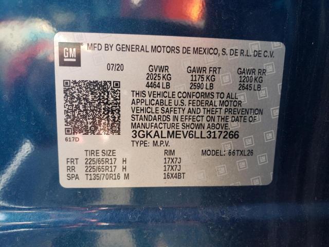 2020 GMC TERRAIN SL - 3GKALMEV6LL317266