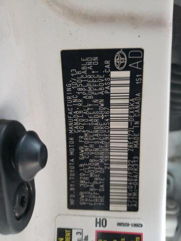 2014 TOYOTA COROLLA L - 2T1BURHE9EC054167
