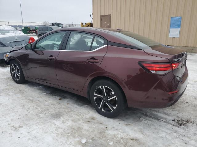 NISSAN SENTRA SV 2024 maroon  gas 3N1AB8CV6RY314908 photo #3