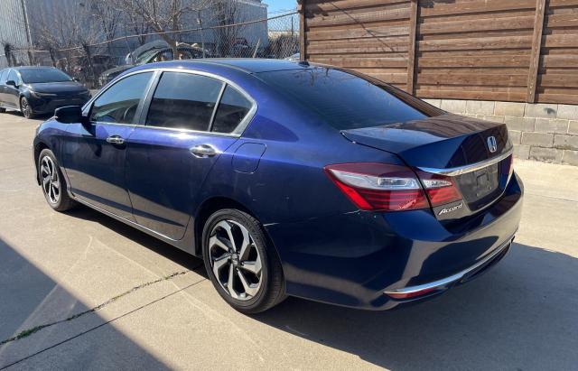 HONDA ACCORD EX 2016 blue sedan 4d gas 1HGCR2F76GA178617 photo #4