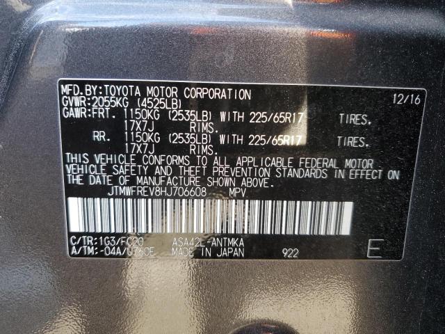 2017 TOYOTA RAV4 XLE - JTMWFREV8HJ706608