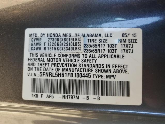 2015 HONDA ODYSSEY EX - 5FNRL5H61FB100445