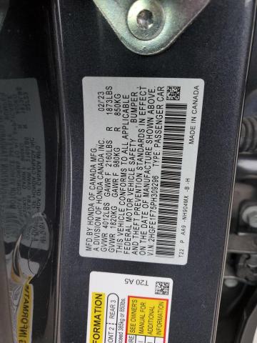 2023 HONDA CIVIC EX - 2HGFE1F75PH309296