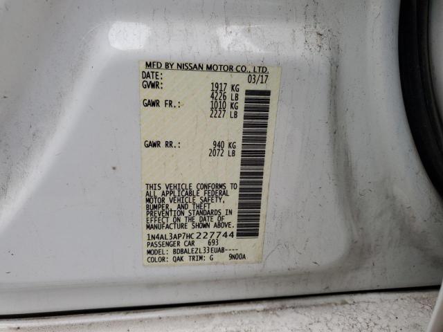 2017 NISSAN ALTIMA 2.5 - 1N4AL3AP7HC227744