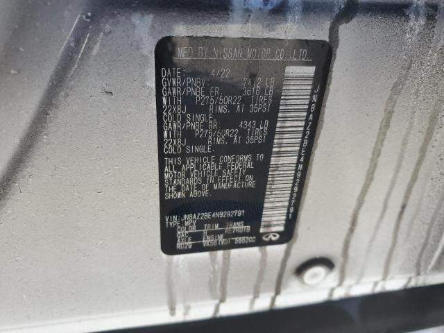 2022 INFINITI QX80 SENSO #3317843014