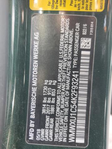2019 MINI COOPER - WMWXU1C54K2F93241