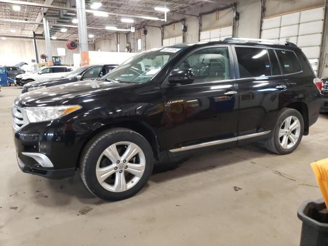 TOYOTA HIGHLANDER 2013 black  gas 5TDDK3EH9DS248763 photo #1