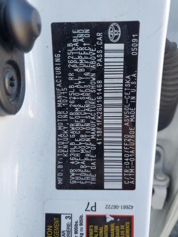 2016 TOYOTA CAMRY LE - 4T1BF1FK2GU161468