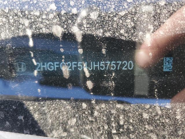 2018 HONDA CIVIC LX 2HGFC2F54JH575720