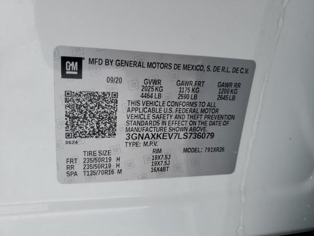 2020 CHEVROLET EQUINOX LT - 3GNAXKEV7LS736079