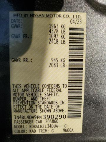 2023 NISSAN ALTIMA SV 1N4BL4DV9PN390290