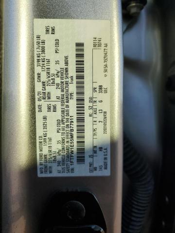 2021 FORD F150 SUPER - 1FTFW1E55MFB77911