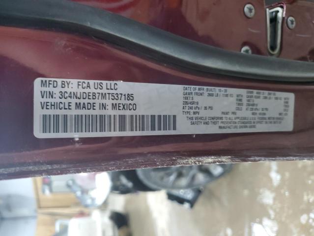 2021 JEEP COMPASS 80 - 3C4NJDEB7MT537185