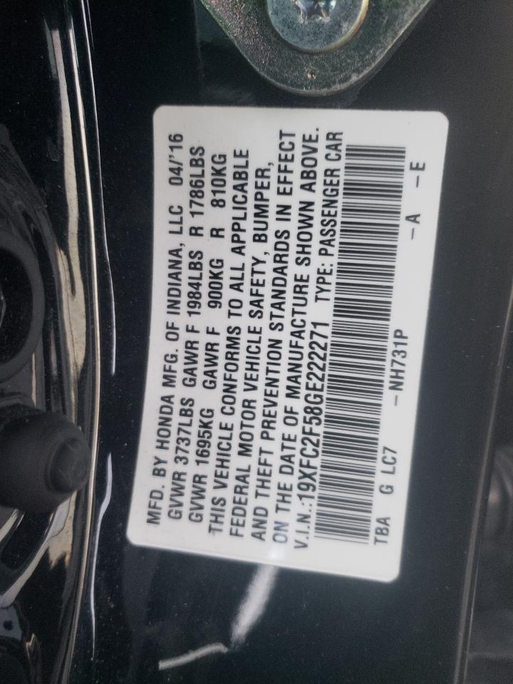 Honda Civic lx 2016