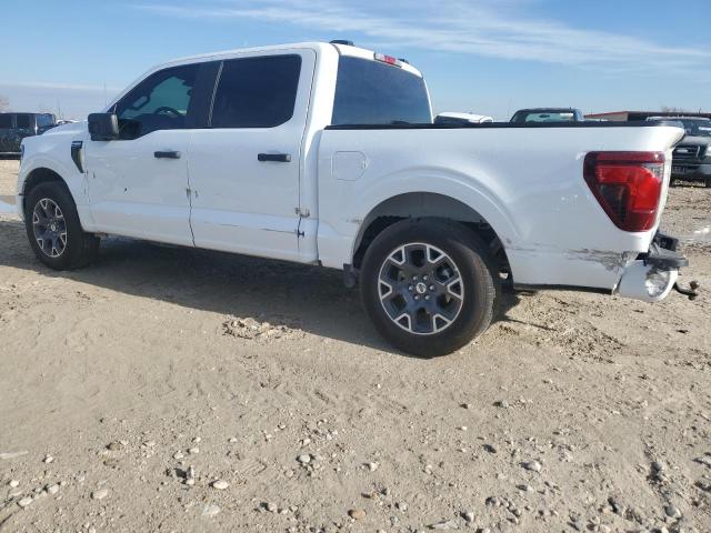 FORD F150 STX 2024 white  gas 1FTEW2KP8RKE49616 photo #3