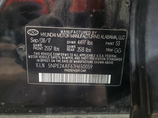 2018 HYUNDAI SONATA SE - 5NPE24AF6JH650059