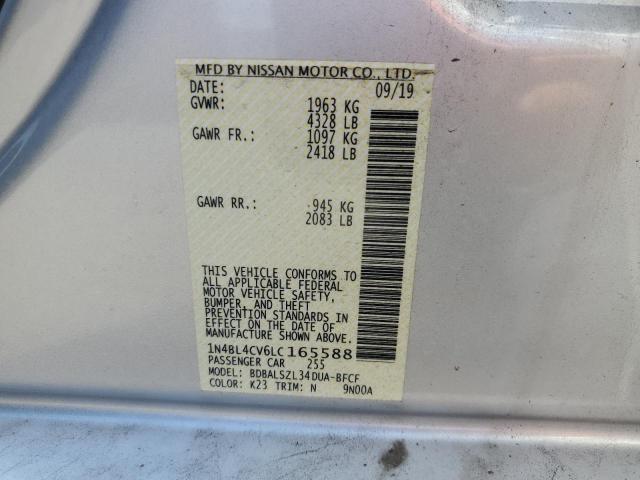 2020 NISSAN ALTIMA SR - 1N4BL4CV6LC165588