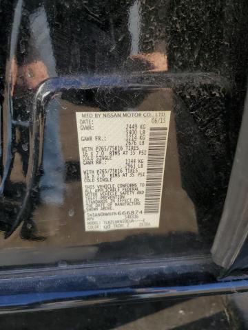 2015 NISSAN XTERRA X 5N1AN0NWXFN666874