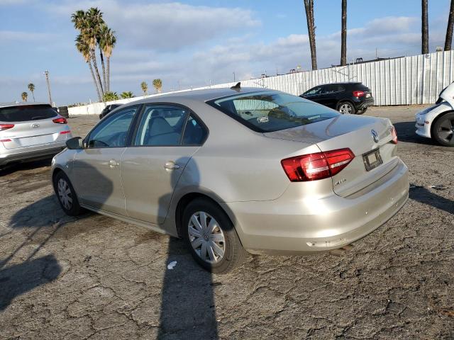 VOLKSWAGEN JETTA BASE 2015 tan  gas 3VW2K7AJ4FM322839 photo #3