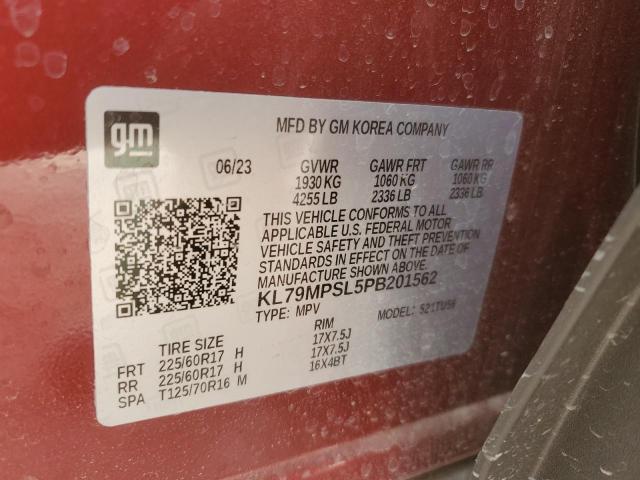 2023 CHEVROLET TRAILBLAZE - KL79MPSL5PB201562