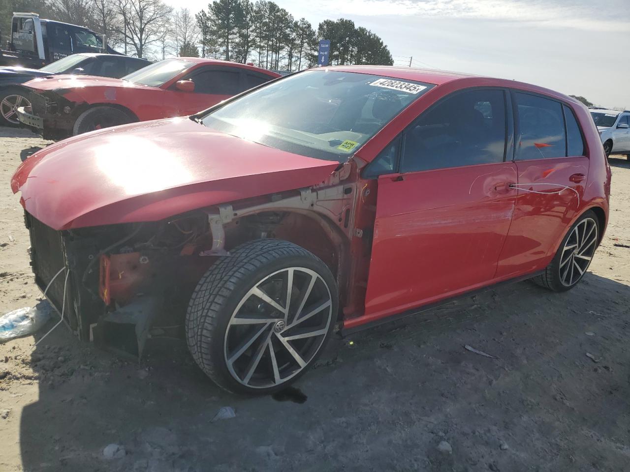 WVWWF7AU1JW237243 VOLKSWAGEN GOLF R 2018