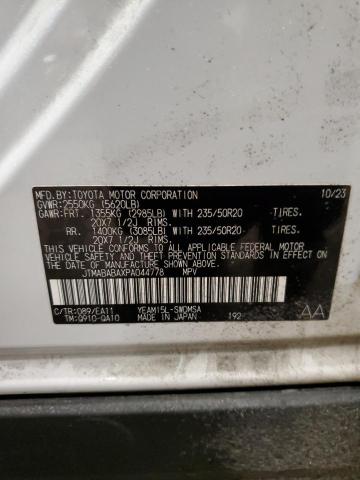 2023 SUBARU SOLTERRA P JTMABABAXPA044778