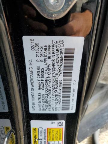 2018 HONDA ACCORD SPO - 1HGCV1F30JA118200