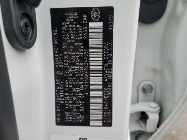 2024 TOYOTA CAMRY SE N 4T1T11AK4RU247359