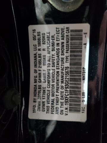 2016 HONDA CIVIC TOUR 19XFC1F93GE215676