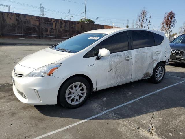 TOYOTA PRIUS V 2012 white  hybrid engine JTDZN3EU4C3162819 photo #1