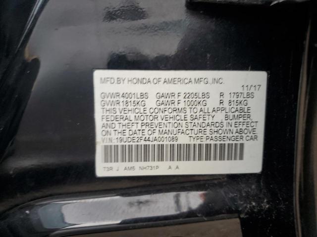 2018 ACURA ILX SPECIA 19UDE2F44JA001089