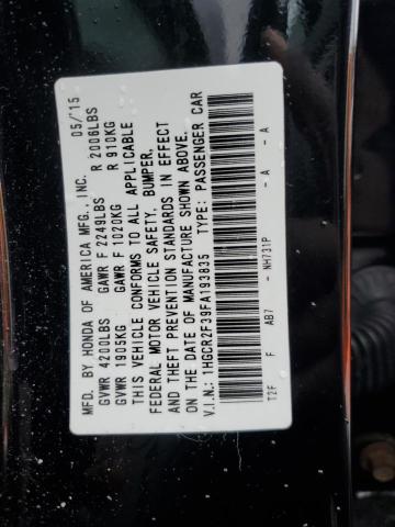 2015 HONDA ACCORD HYB - 1HGCR2F39FA193835