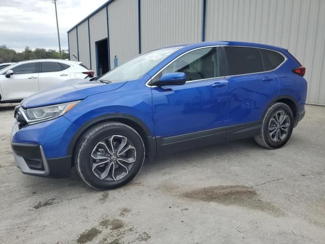 HONDA CR-V EXL 2021 blue  gas 7FARW1H8XME024369 photo #1