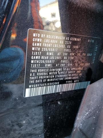 2018 VOLKSWAGEN TIGUAN LIM - WVGBV7AX5JK002066