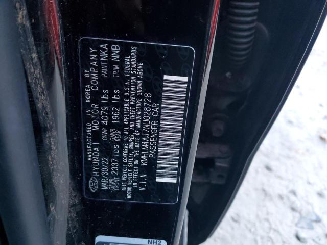 2022 HYUNDAI ELANTRA BL - KMHLM4AJ7NU028728