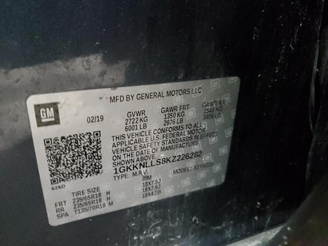 2019 GMC ACADIA SLE 1GKKNLLS8KZ226282
