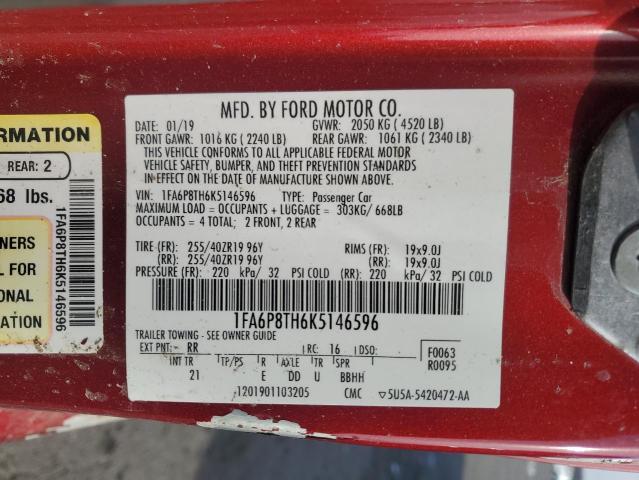 2019 FORD MUSTANG 1FA6P8TH6K5146596