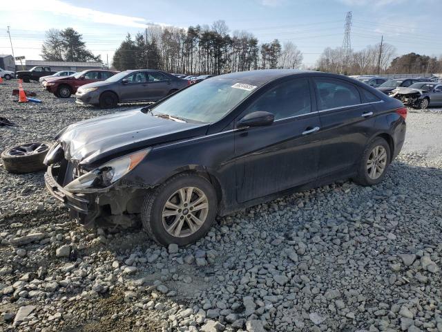 HYUNDAI SONATA SE 2011 black  gas 5NPEC4AC1BH064082 photo #1